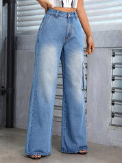 Kotty Women Straight Fit High-Rise Stretchable Jeans