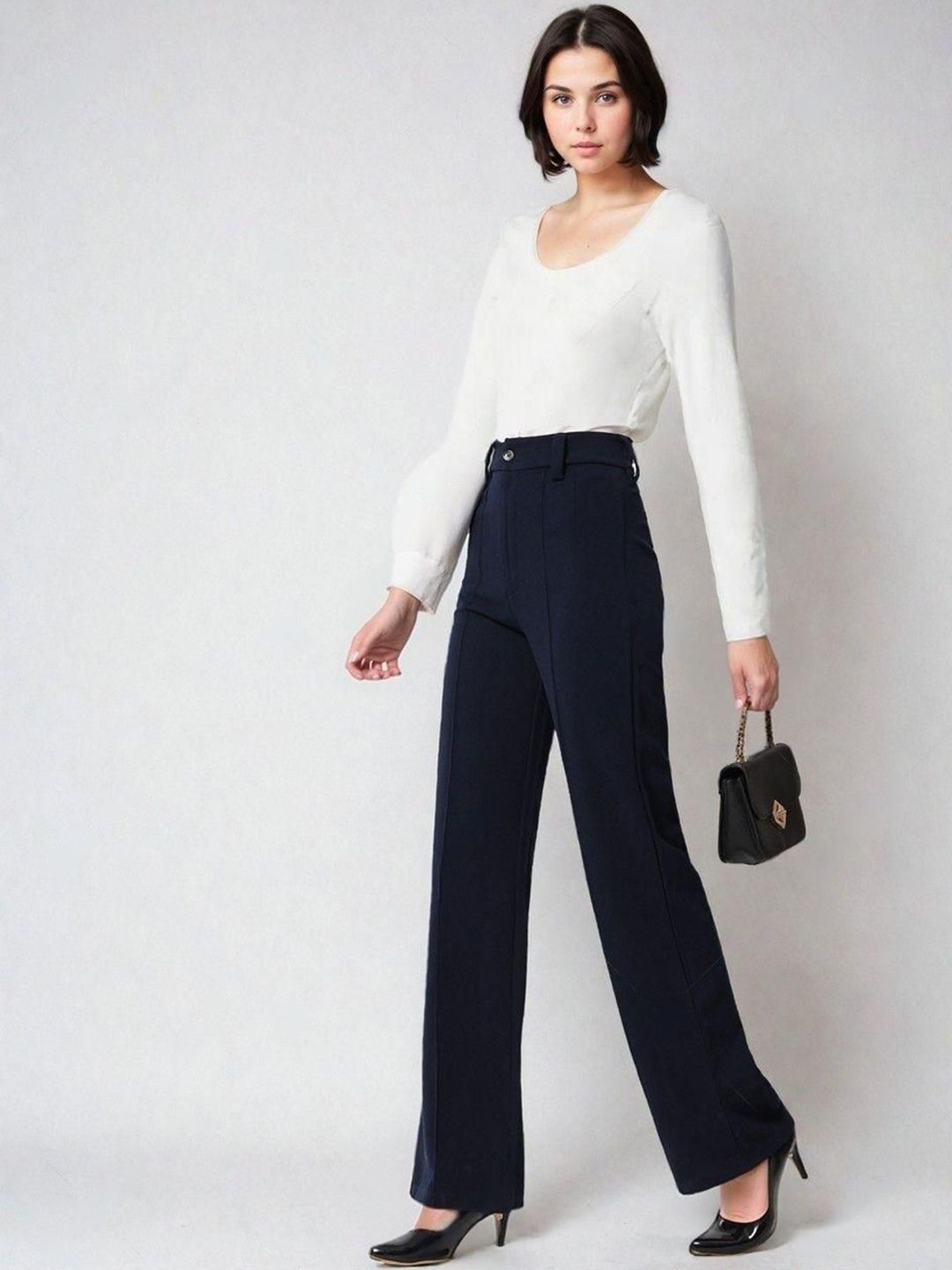 Kotty Scoop Neck Long Sleeves Thermal T-shirt With Trousers