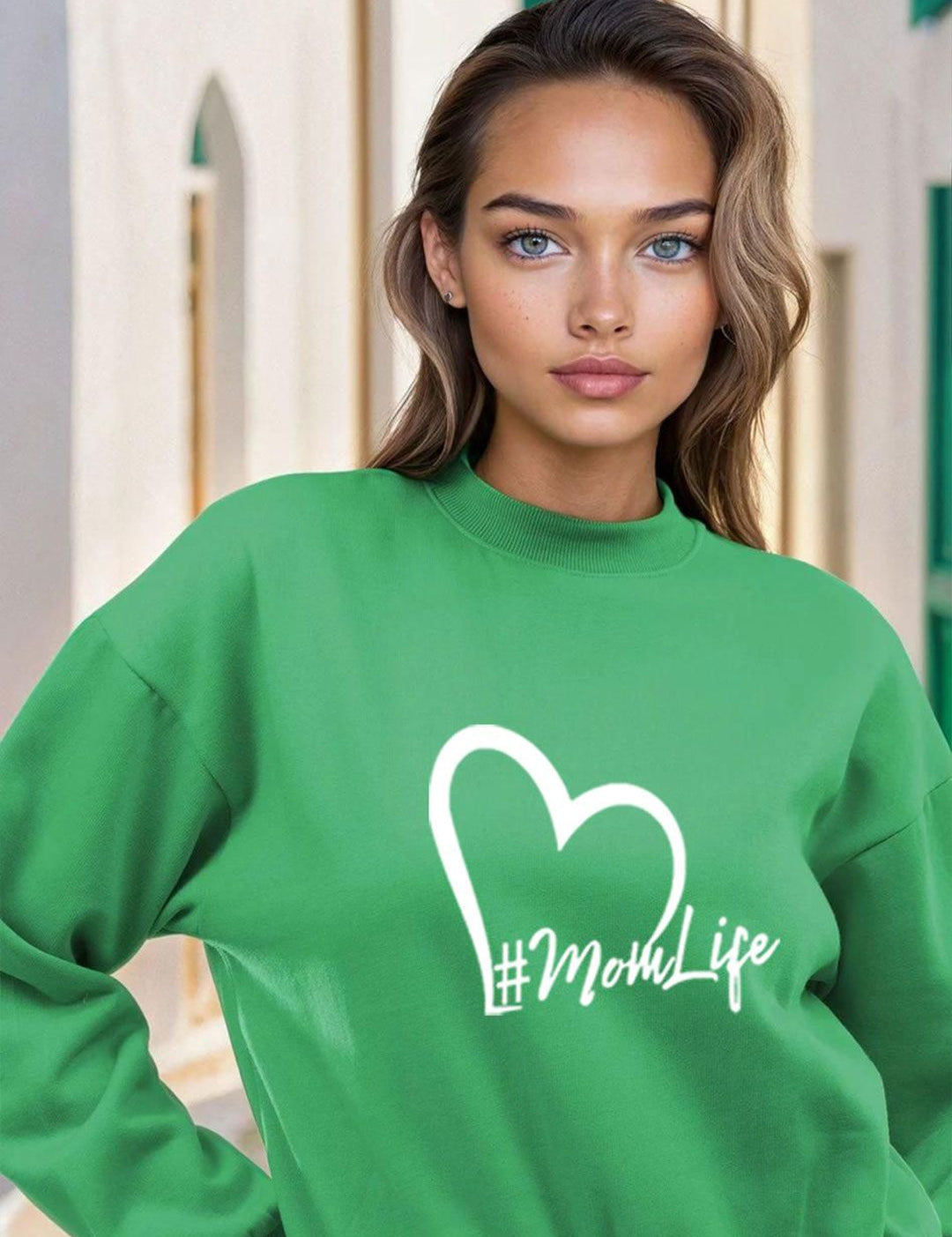 Kotty Women Typography Printed Long Sleeves Sweatshirt