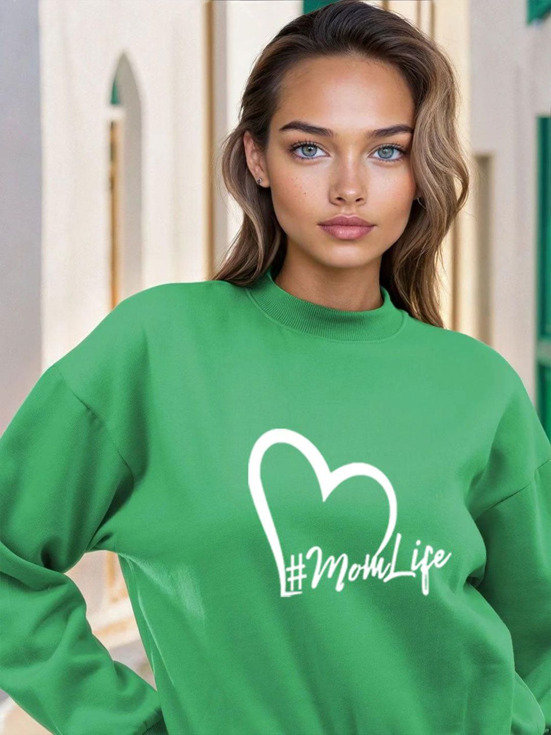 Kotty Women Typography Printed Long Sleeves Sweatshirt