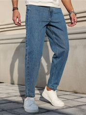 Kotty Men Straight Fit Low-Rise Stretchable Jeans