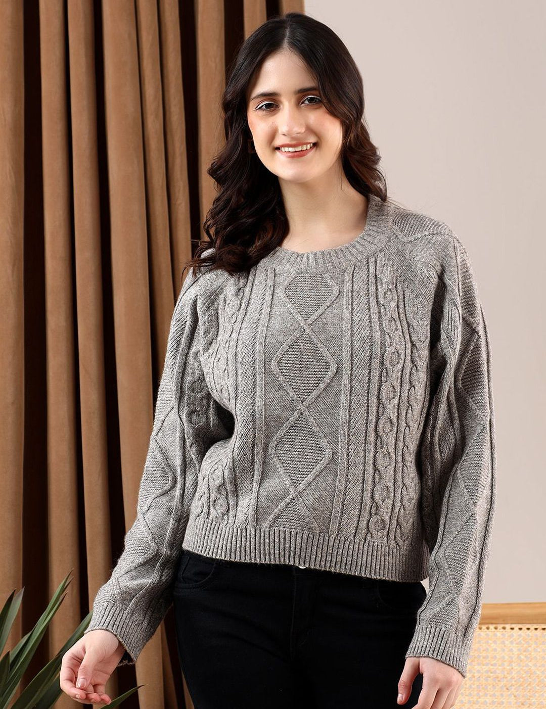 Kotty Women Cable Knit Pullover