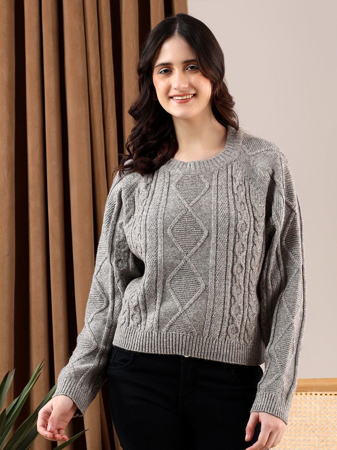 Kotty Women Cable Knit Pullover