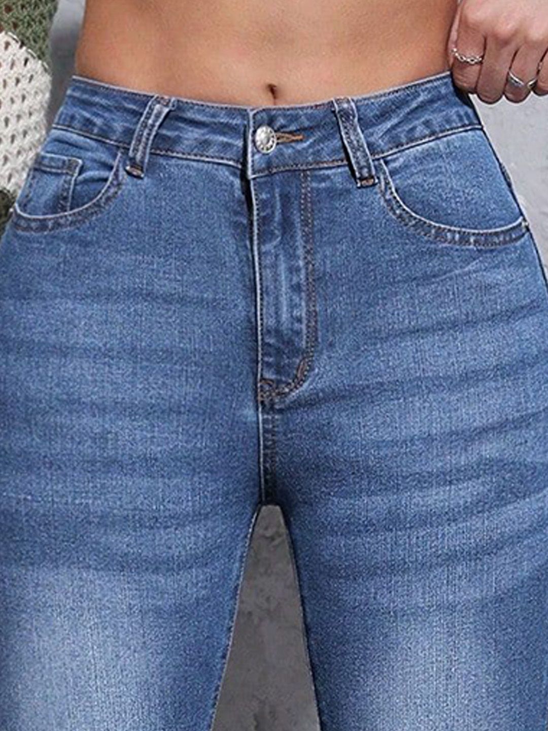 Kotty Women Bootcut High-Rise Stretchable Jeans