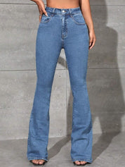 Kotty Women High-Rise Stretchable Bootcut Jeans