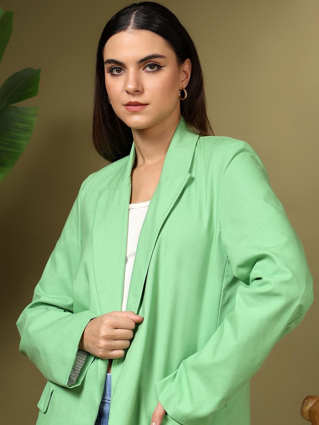 Kotty Notched Lapel Single Breasted Blazer