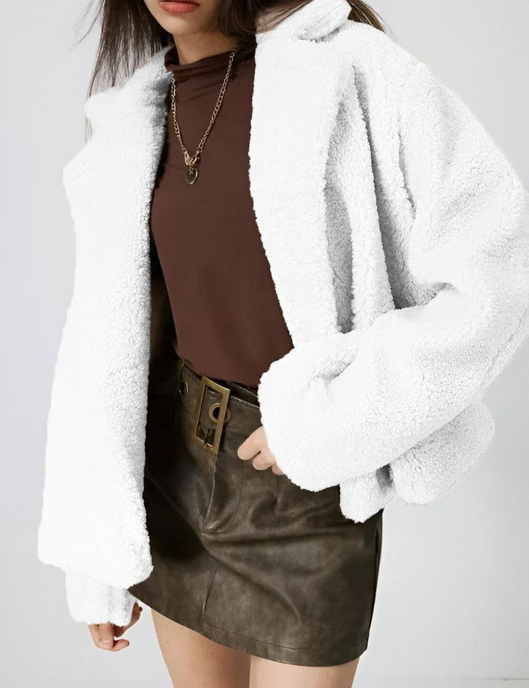 Kotty Lightweight Open Front Lapel Collar Jacket