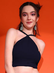 Kotty Women Solid Shoulder Straps Top