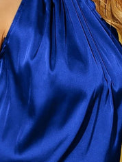 Kotty Women Halter Neck Satin Top