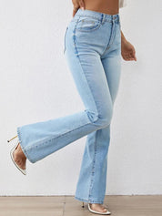 Kotty Women Bootcut High-Rise Stretchable Jeans