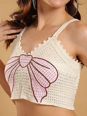 Kotty Women Embellished Crop Top