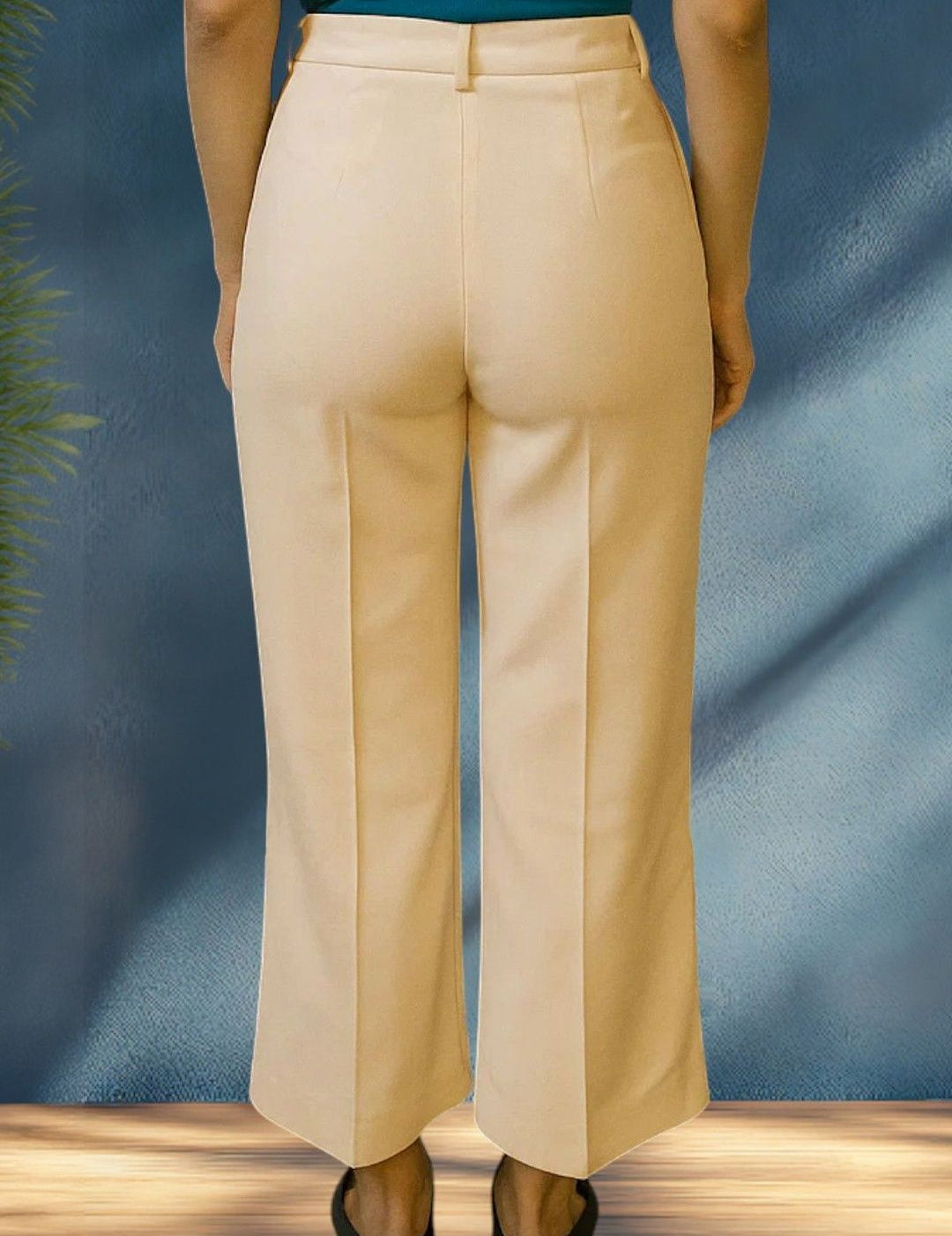 Kotty Women High-Rise Easy Wash Pleated Trousers