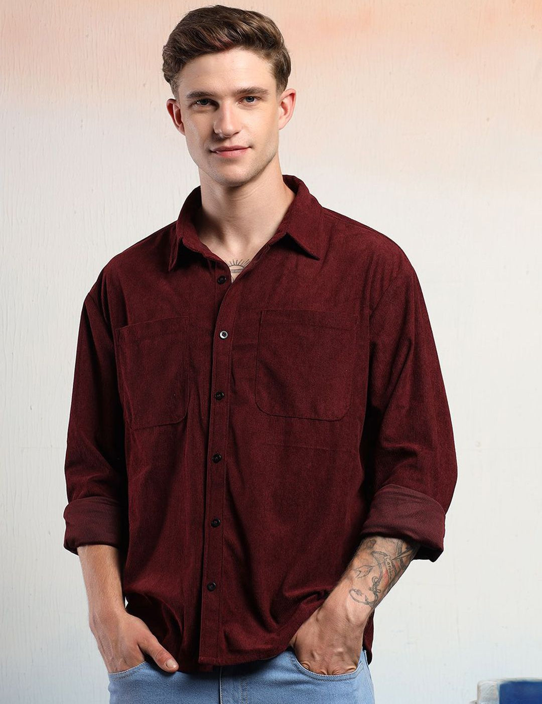 Kotty Men Regular Fit Casual Shirt