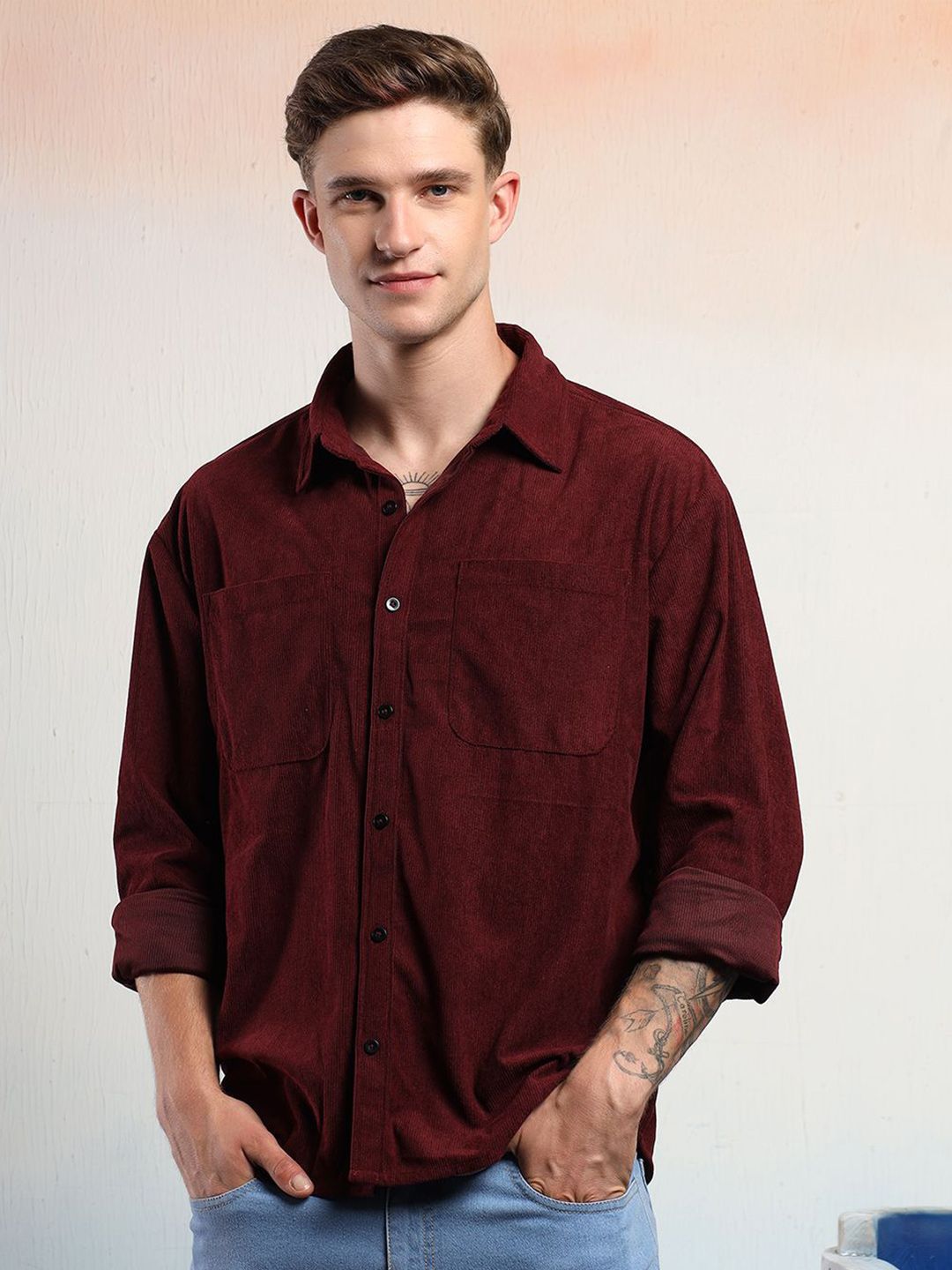 Kotty Men Regular Fit Casual Shirt