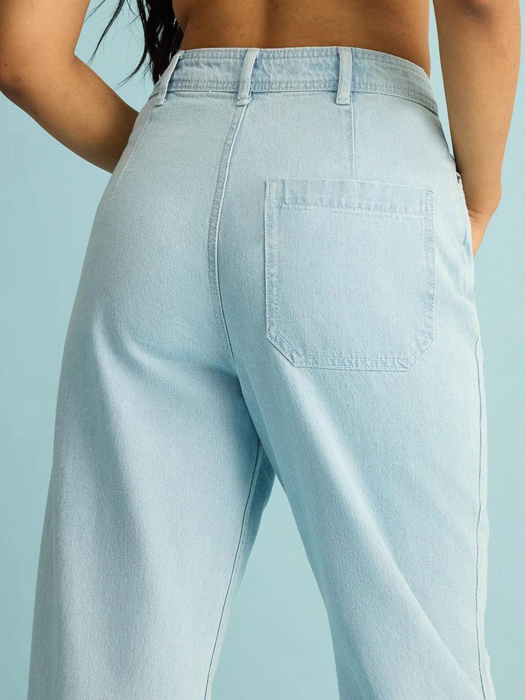 Kotty Women Jean Straight Fit High-Rise Stretchable Jeans