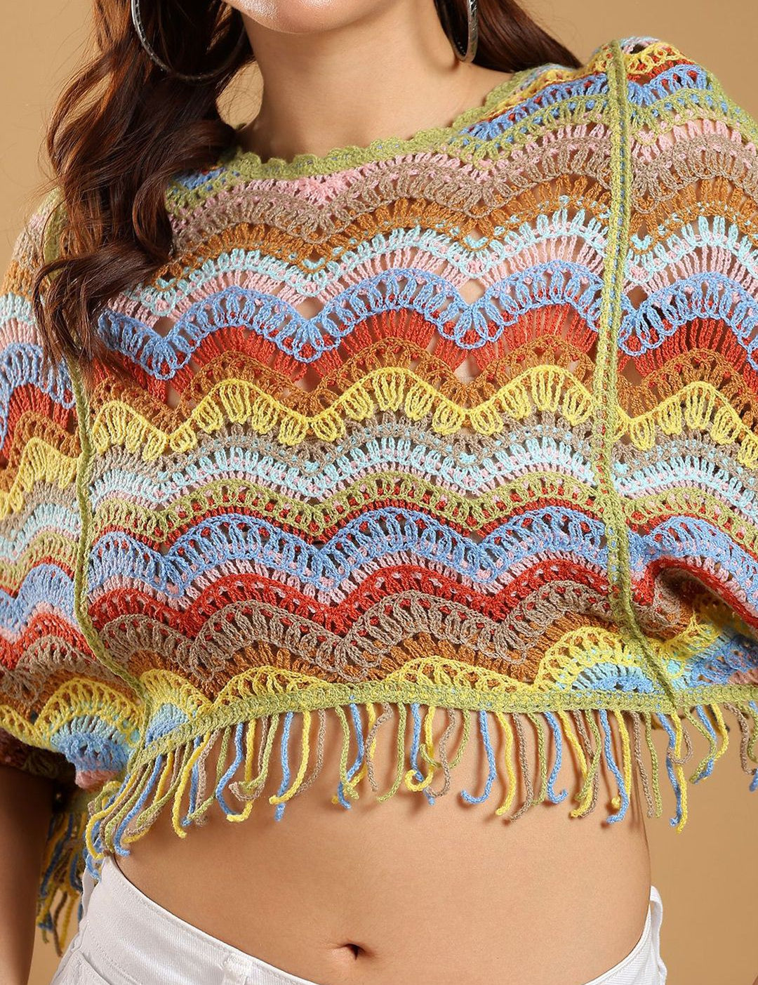 Kotty Women Self Design Cotton Corset Crop Top