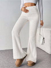 Kotty Women Boot-Cut High-Rise Easy Wash Trousers