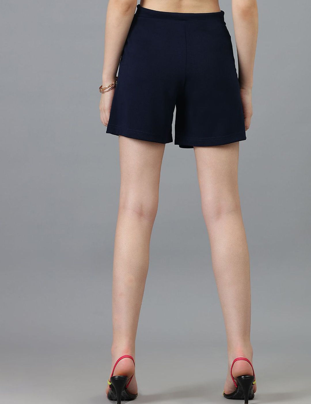 Kotty Women Regular Fit High-Rise Shorts