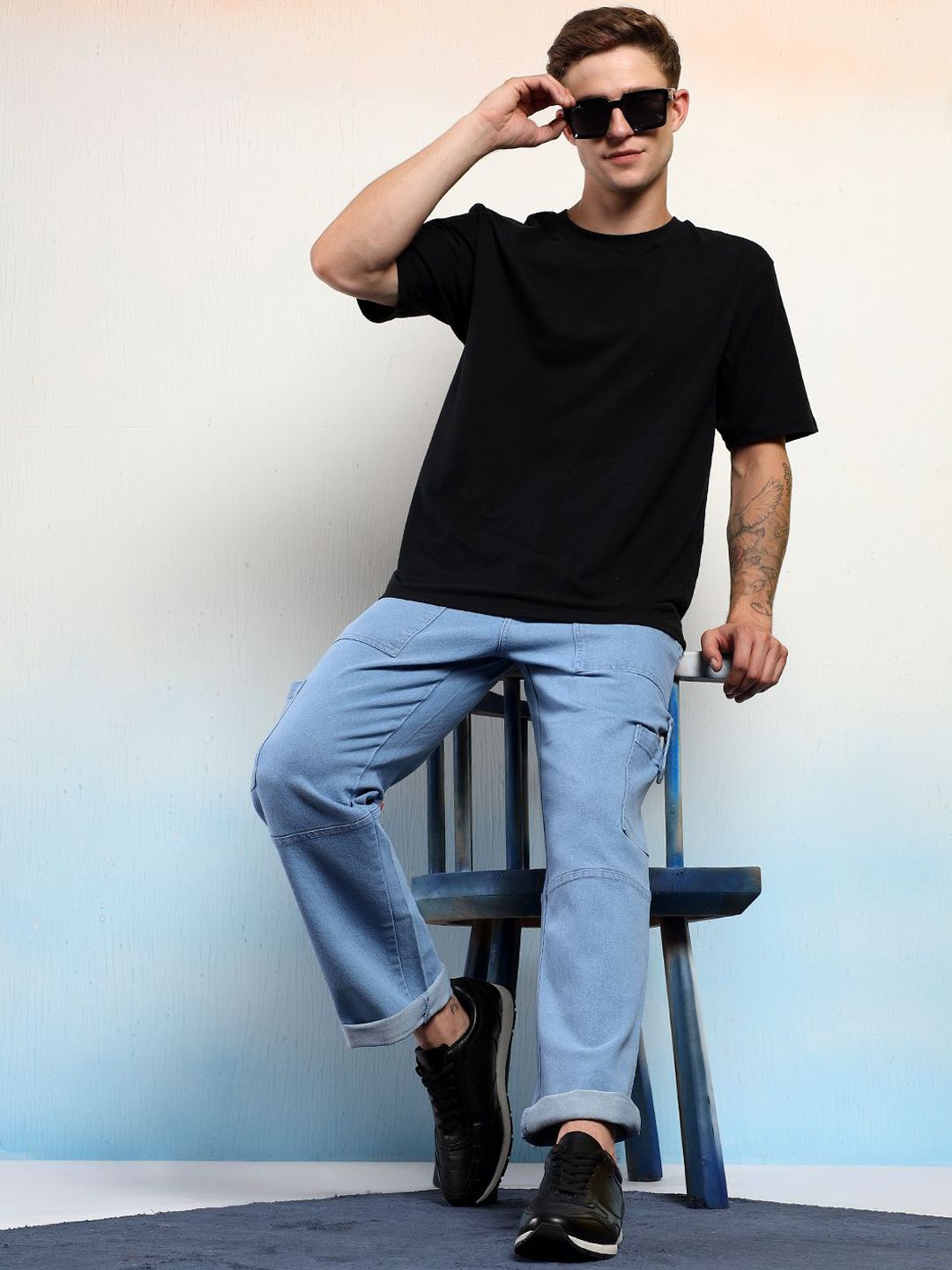 Kotty Men Regular Fit Mid-Rise Jeans