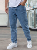 Kotty Men Straight Fit Low-Rise Stretchable Jeans