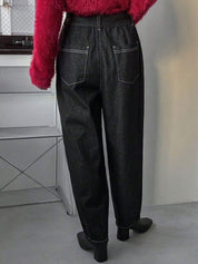 Kotty Women Straight Fit High-Rise Stretchable Jeans