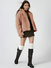 Kotty Lightweight Open Front Lapel Collar Jacket