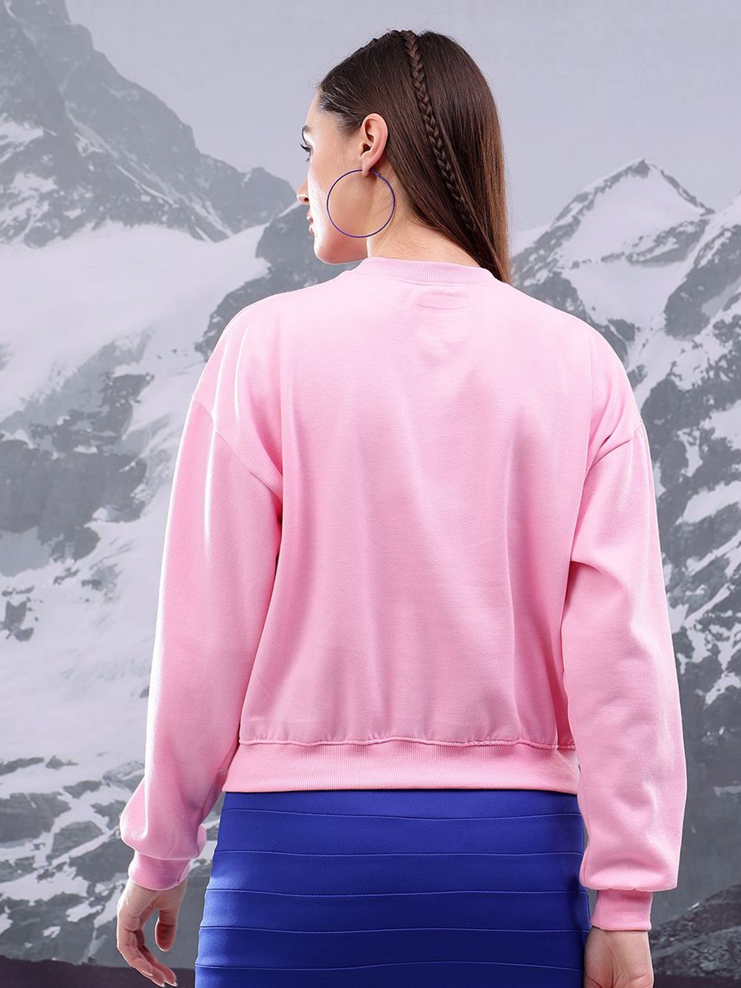 Kotty Women Round Neck Pullover Sweatshirt