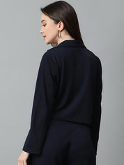 Kotty Double-Breasted Crop Blazer