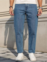 Kotty Men Straight Fit Low-Rise Stretchable Jeans