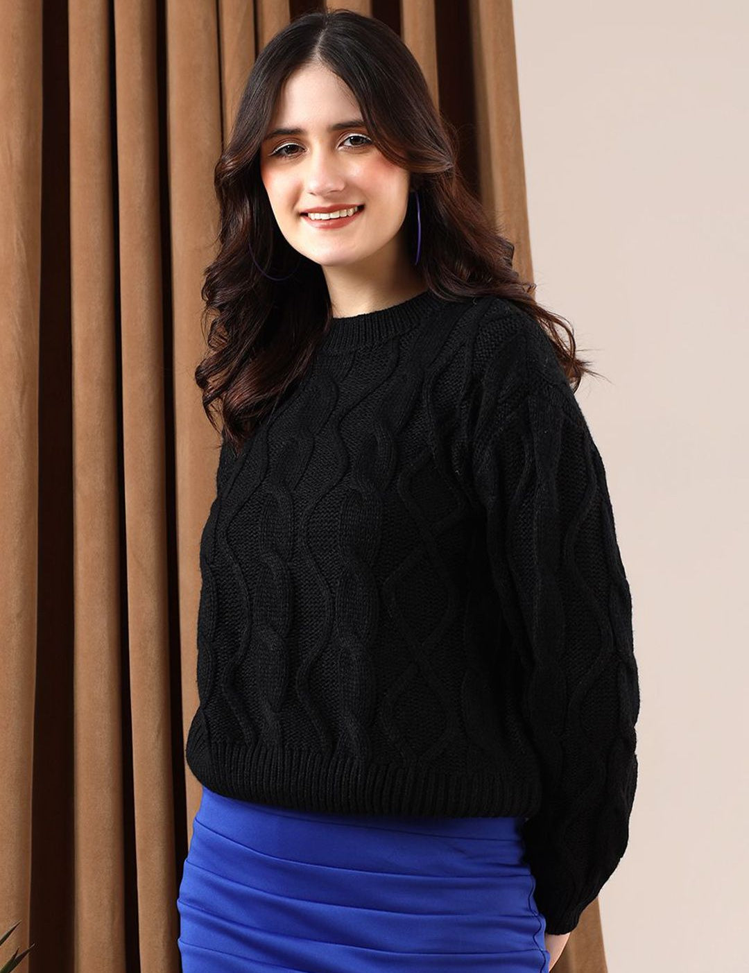 Kotty Women Cable Knit Pullover