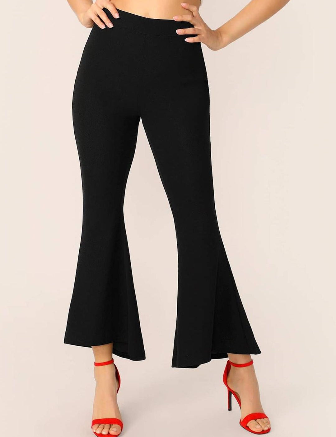 Kotty Women Solid Relaxed High-Rise Trousers