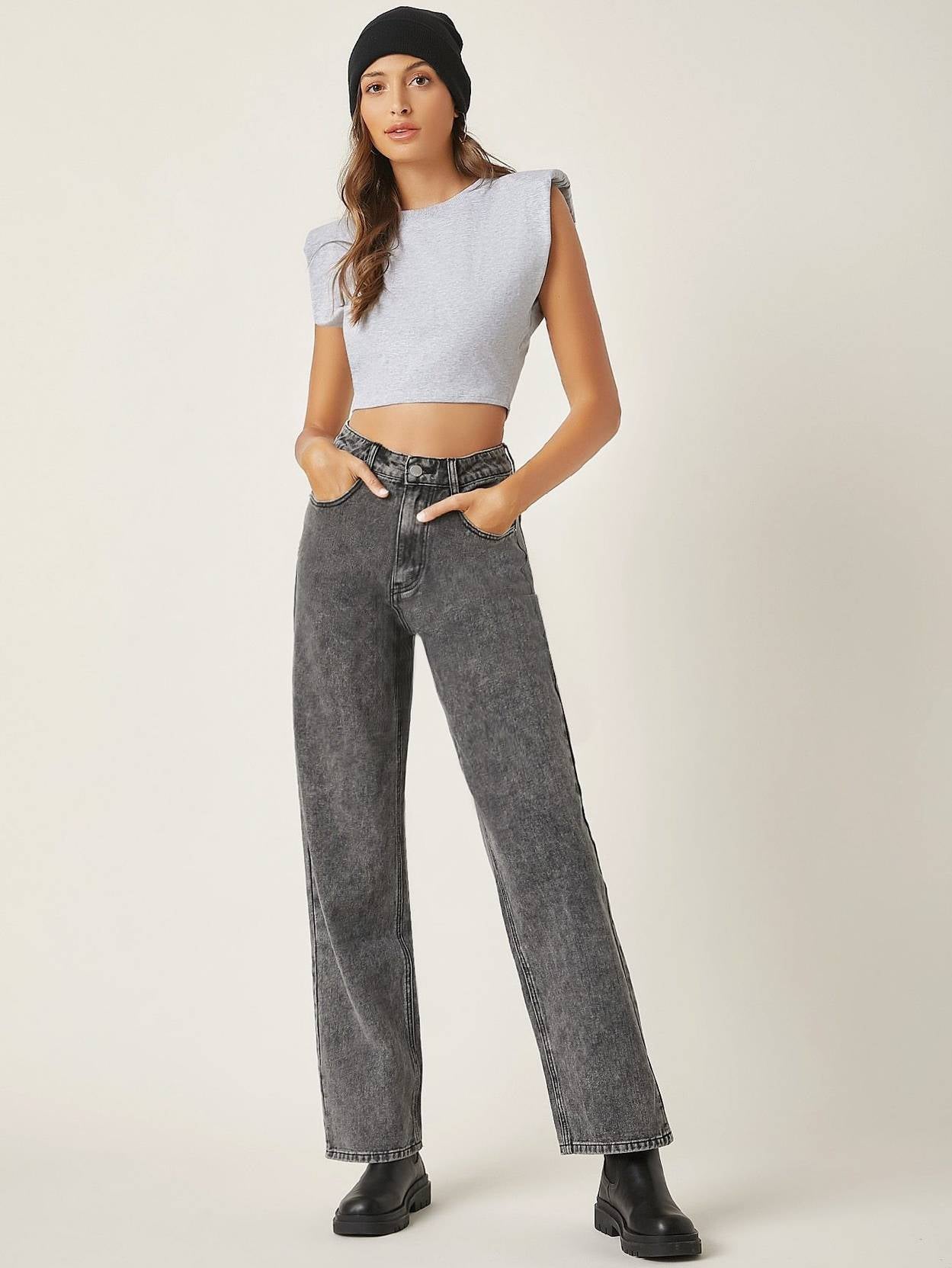 KOTTY Flared Women Grey Jeans