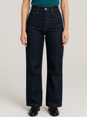 Kotty Women Straight Fit High-Rise No Fade Clean Look Stretchable Jeans