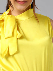 Kotty Women Halter Neck Blouson Top