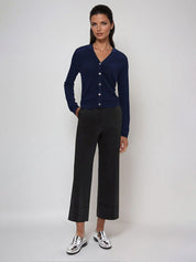 Kotty Women Ribbed Cotton Cardigan