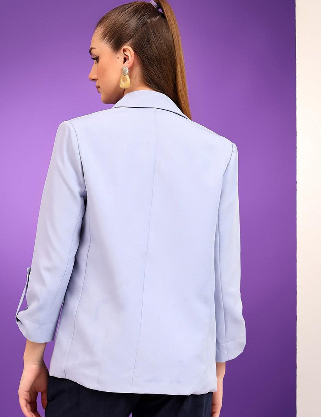 Kotty Notched Lapel Single Breasted Blazer