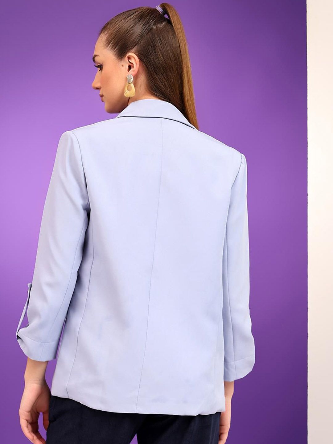 Kotty Notched Lapel Single Breasted Blazer