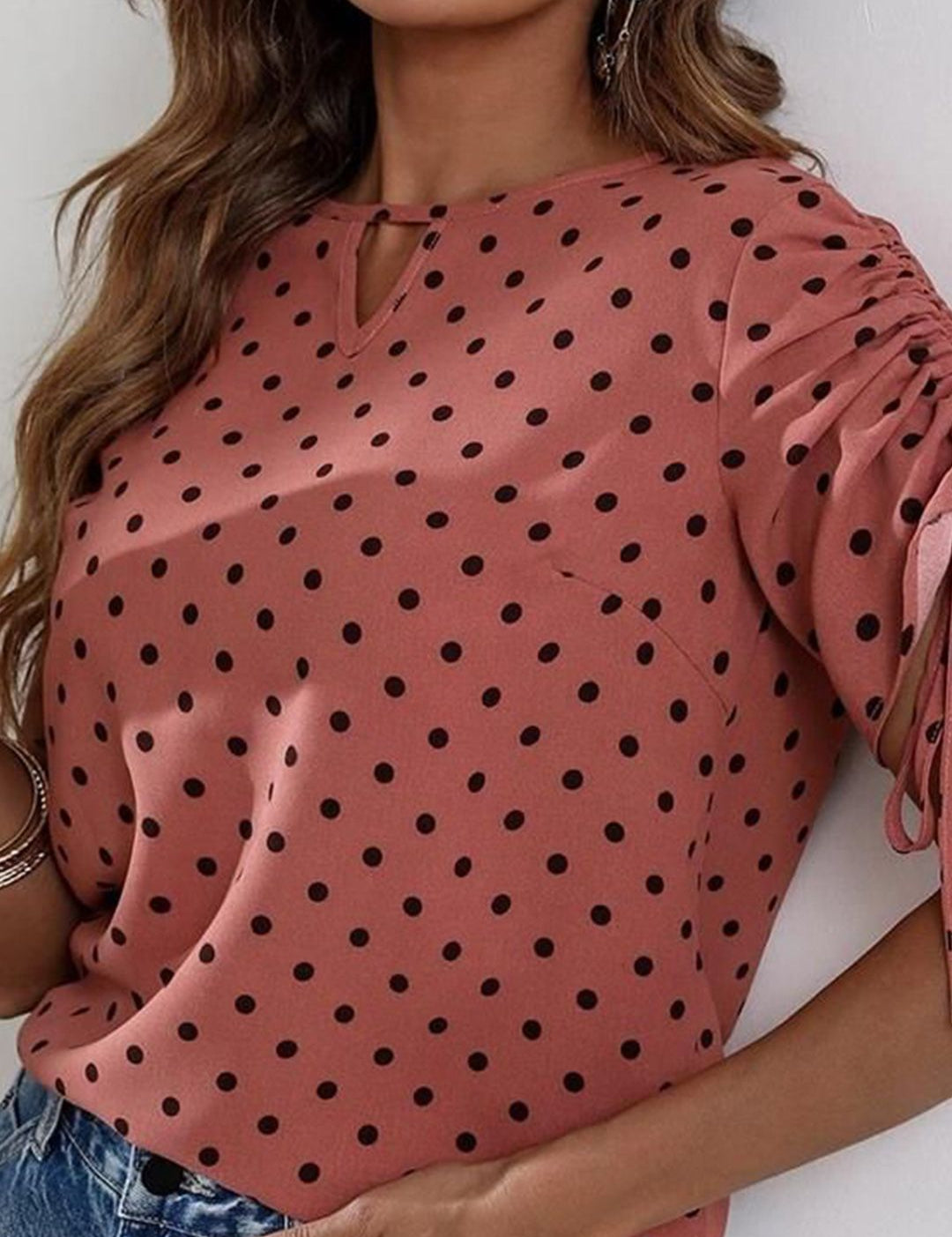 Kotty Women Polka Dot Printed Top
