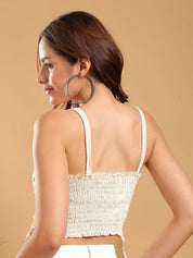 Kotty Women Crochet Crop Top