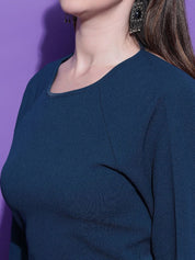 Kotty Women Solid Round Neck Top