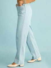 Kotty Women Jean Straight Fit High-Rise Stretchable Jeans