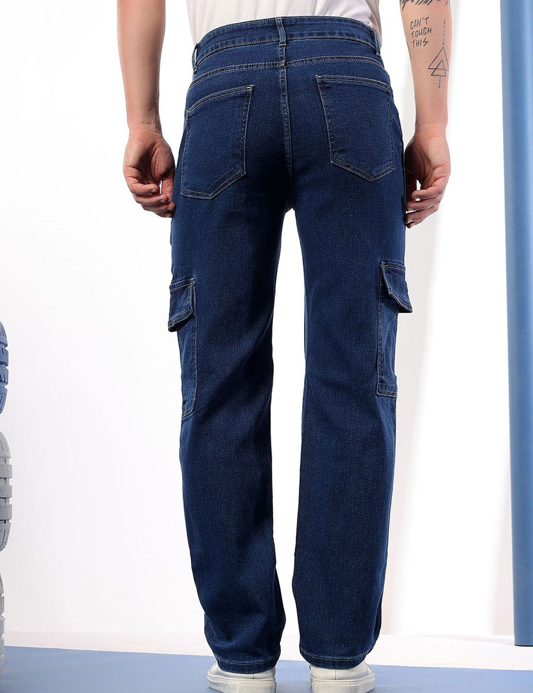 Kotty Men Comfort Regular Fit Mid-Rise Stretchable Cotton Jeans