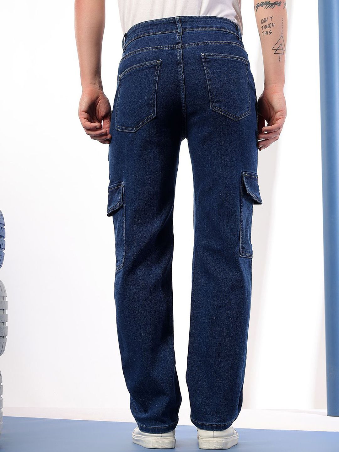 Kotty Men Comfort Regular Fit Mid-Rise Stretchable Cotton Jeans