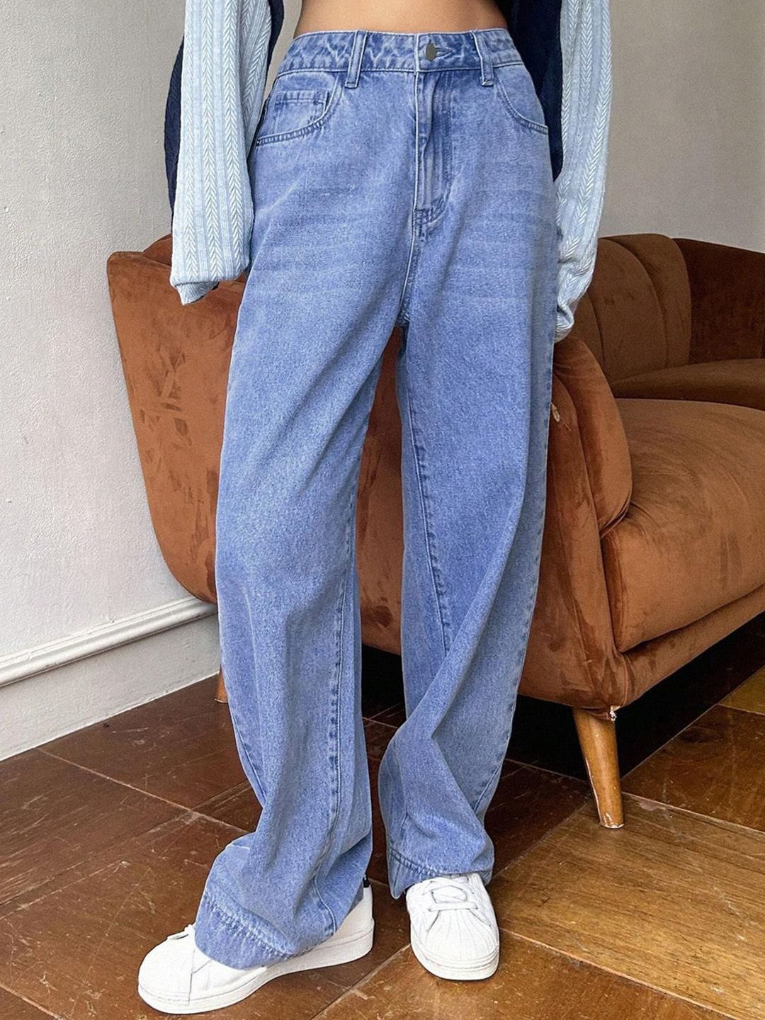 Kotty Women High-Rise Wide Leg Stretchable Jeans