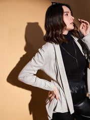 Kotty Grey Open Front Shrug