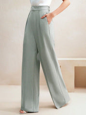 Kotty Women High-Rise Easy Wash Single Pleated Trousers