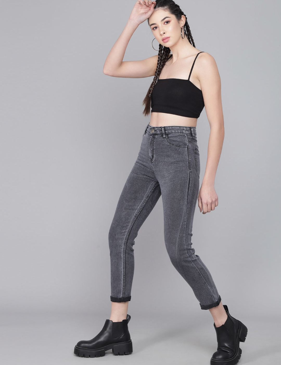 Kotty Women Jean Skinny Fit High-Rise Stretchable Jeans