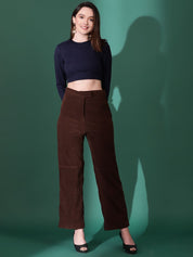 Kotty Women Solid High Neck Top