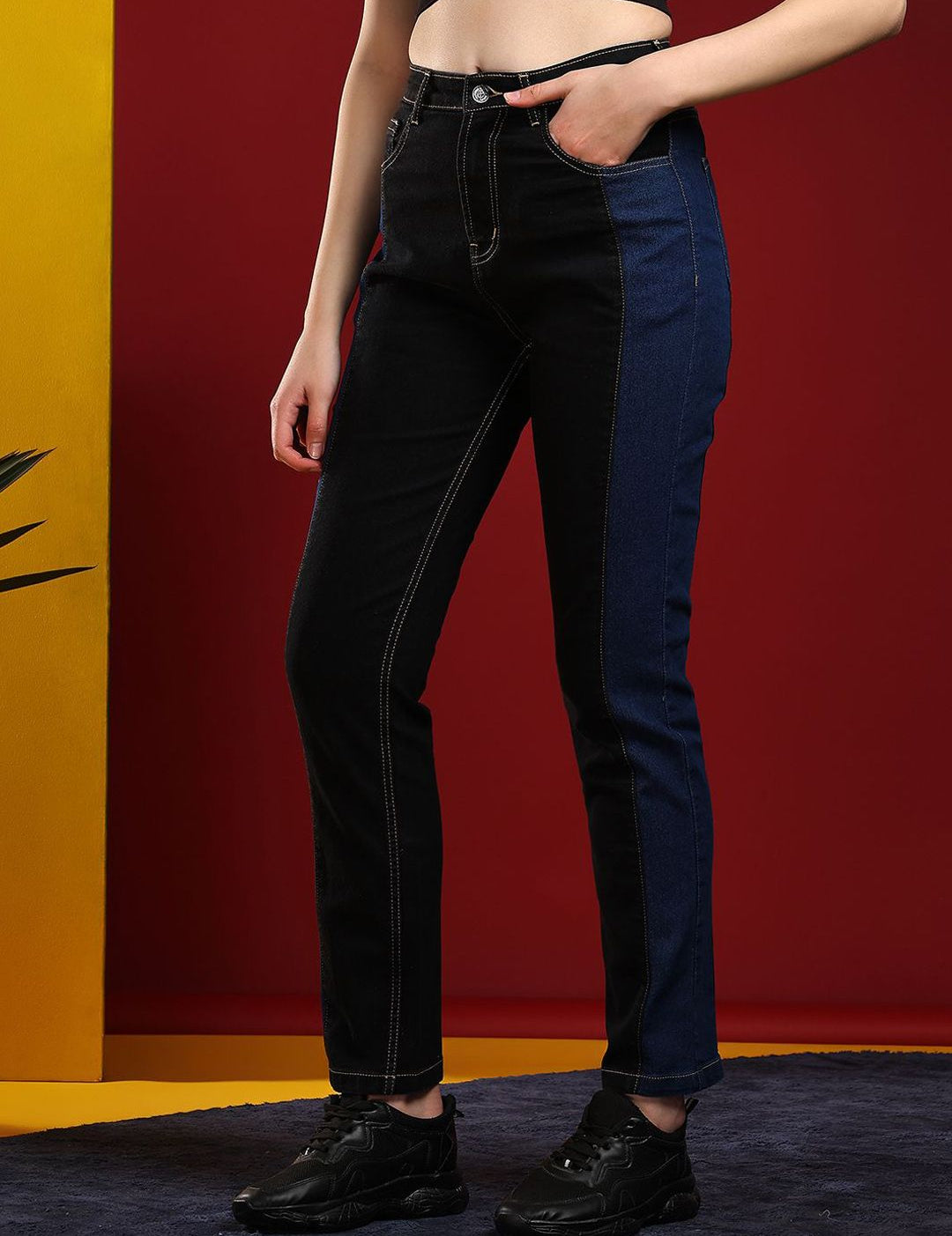 Kotty Women Jean Skinny Fit High-Rise Stretchable Jeans