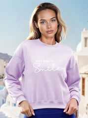 Kotty Women Full Sleeve Typography Printed Sweatshirt